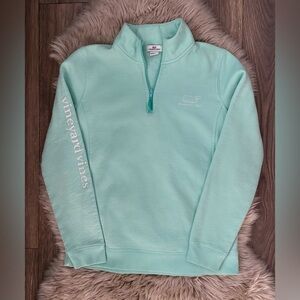 Vineyard Vines Mint Green Quarter Zip